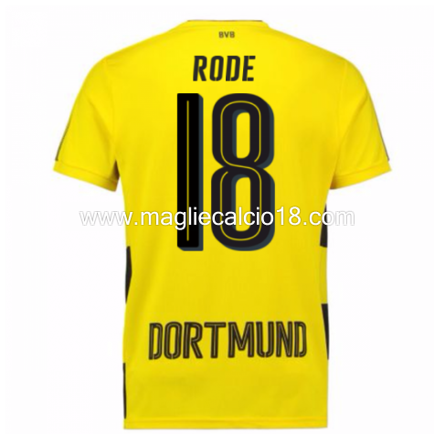 prima divisa maglia borussia dortmund rode 2018-2018