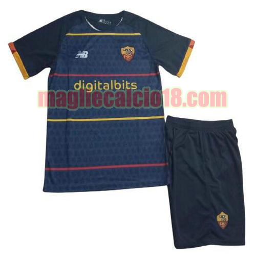 maglia roma 2021-2022 4th bambino