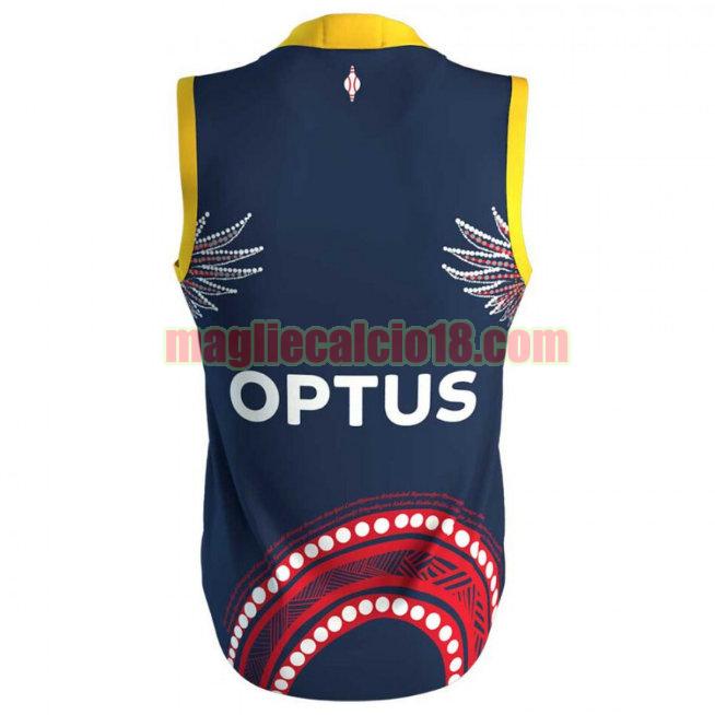 maglia rugby calcio adelaide crows 2020 indigenous blu