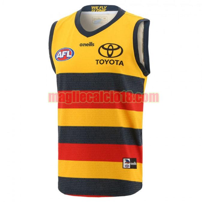 maglia rugby calcio adelaide crows 2021 seconda giallo