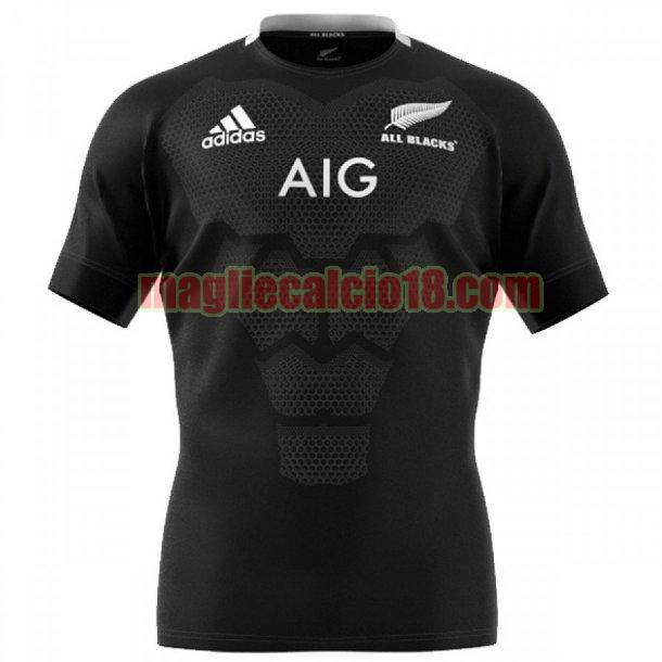 maglia rugby calcio all blacks 2018-2019 prima nero