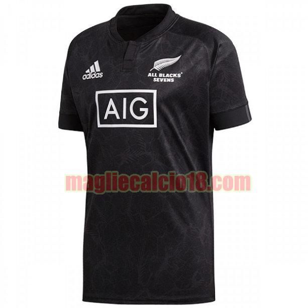 maglia rugby calcio all blacks 2018 sevens prima nero