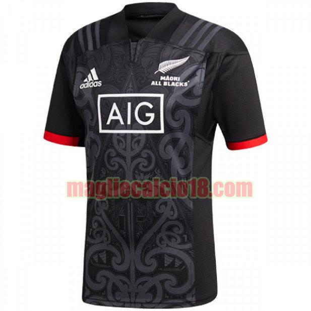 maglia rugby calcio all blacks 2019 prima nero