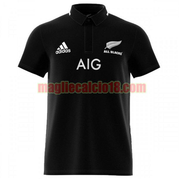 maglia rugby calcio all blacks 2020 supporter nero