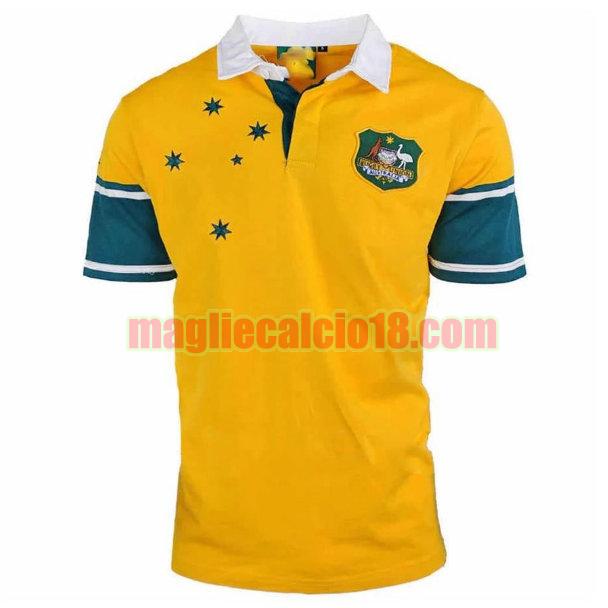 maglia rugby calcio australia 1999 prima giallo