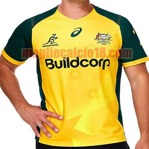 maglia rugby calcio australia 2022 giallo