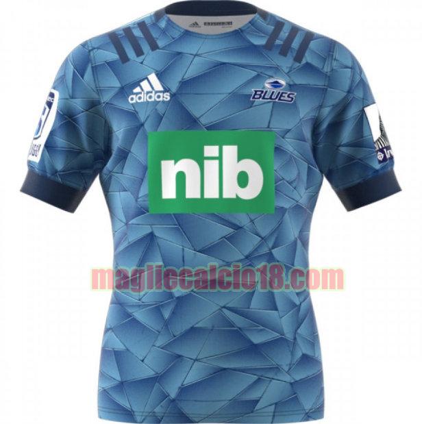 maglia rugby calcio blues 2020 prima blu