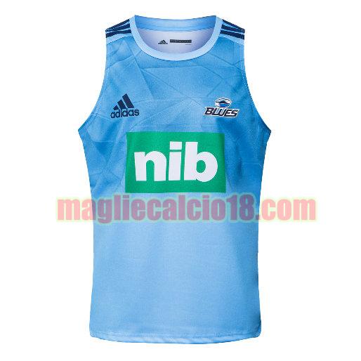 maglia rugby calcio blues 2020 tank top blu