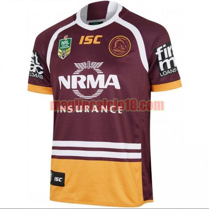 maglia rugby calcio brisbane broncos 2018 prima viola