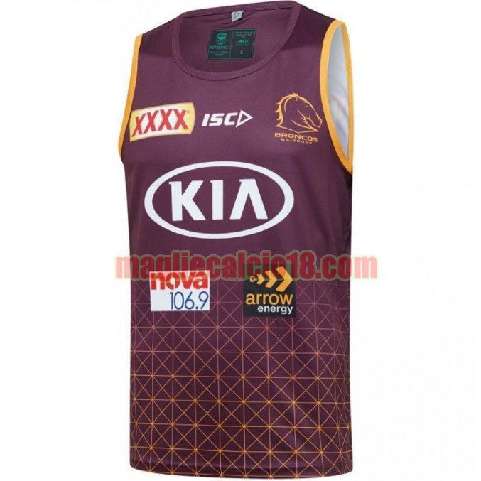 maglia rugby calcio brisbane broncos 2020 formazione viola