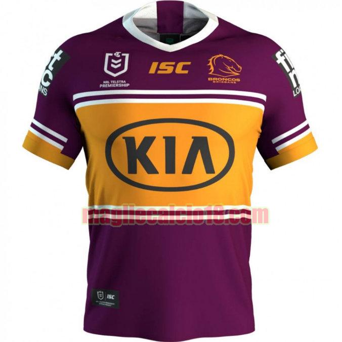 maglia rugby calcio brisbane broncos 2020 prima viola