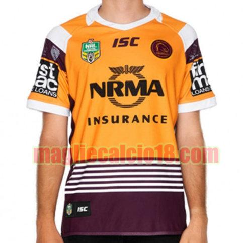 maglia rugby calcio brisbane broncos 30y formazione giallo