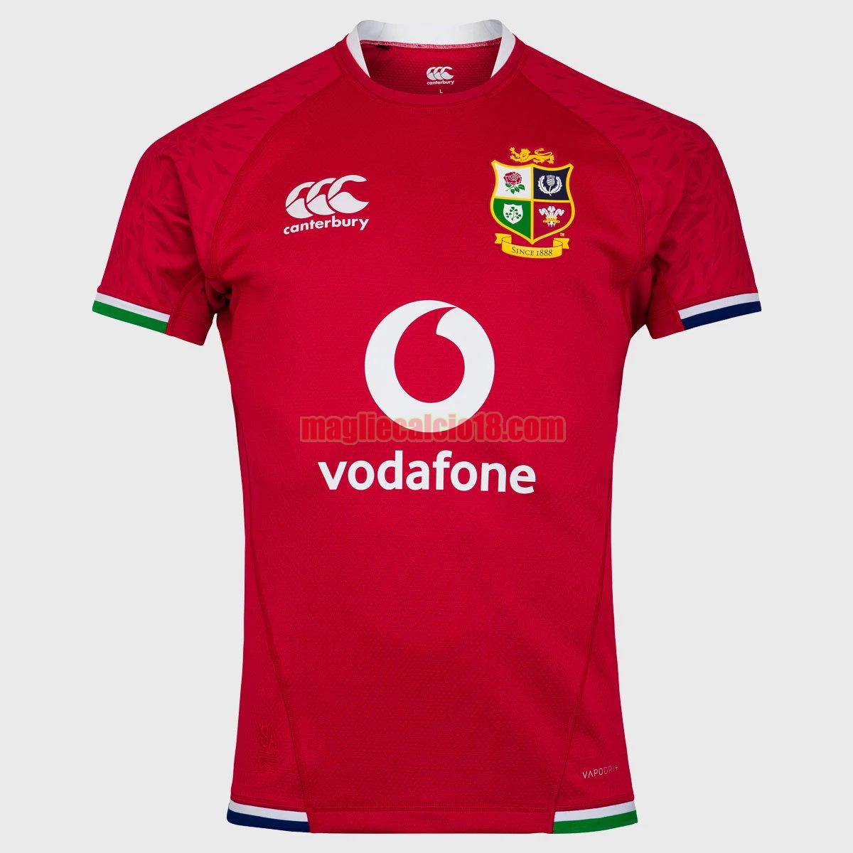 maglia rugby calcio british and irish lion 2021 pro rosso