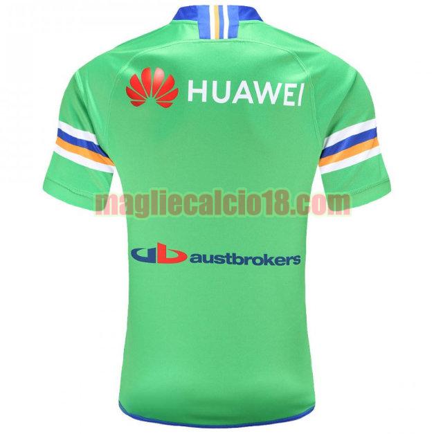 maglia rugby calcio canberra raiders 2021 heritage verde 