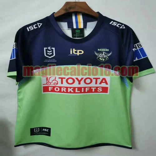 maglia rugby calcio canberra raiders 2022 prima