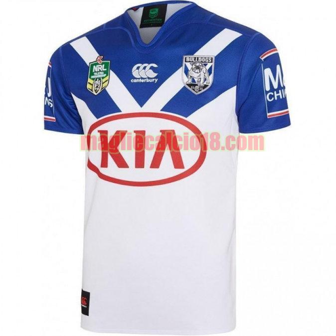 maglia rugby calcio canterbury bankstown bulldogs 2017 prima bianca