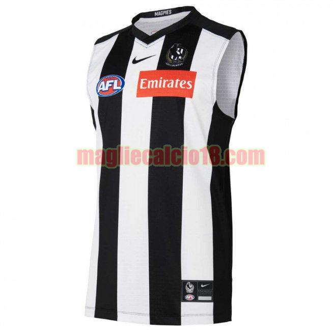 maglia rugby calcio collingwood magpies 2021 prima nero