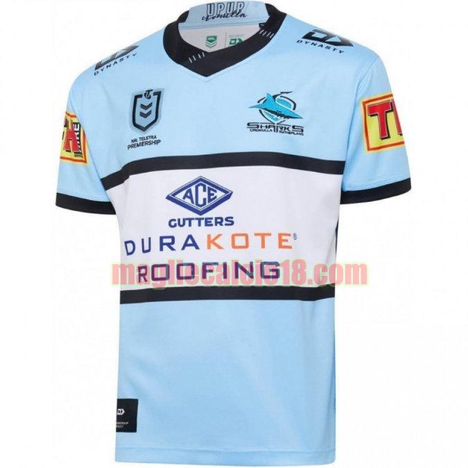 maglia rugby calcio cronulla sutherland sharks 2020 prima blu