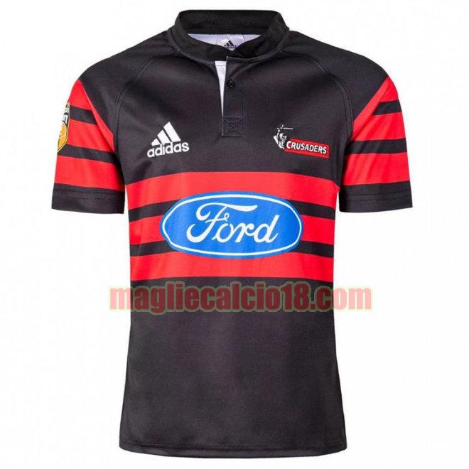 maglia rugby calcio crusaders 1996-2000 prima nero