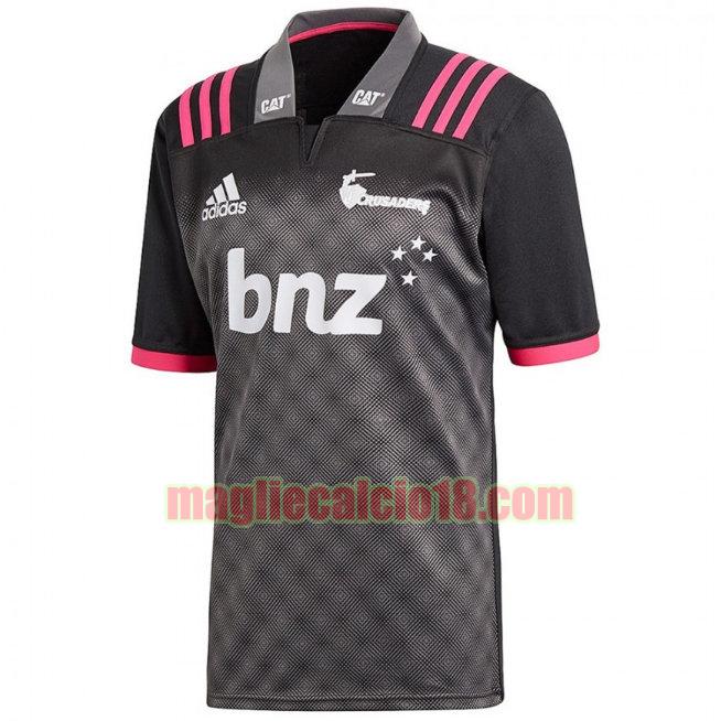 maglia rugby calcio crusaders 2018 formazione nero