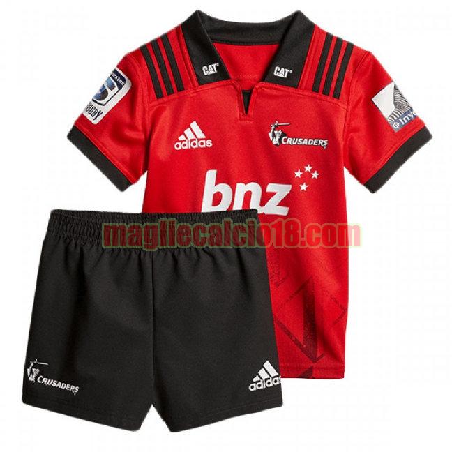 maglia rugby calcio crusaders 2018 prima bambino rosso