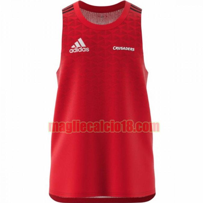maglia rugby calcio crusaders 2018 tank top rosso