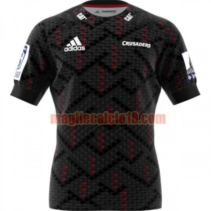 maglia rugby calcio crusaders 2020 formazione nero