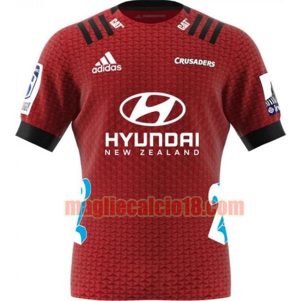 maglia rugby calcio crusaders 2020 prima rosso