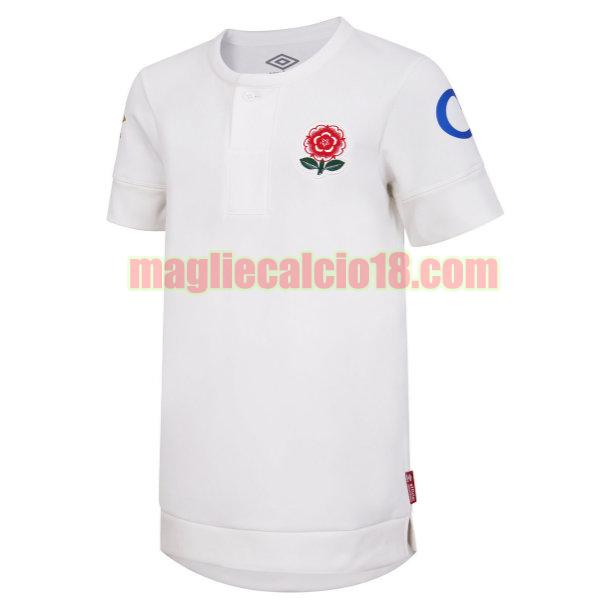 maglia rugby calcio england 150th classic bianca
