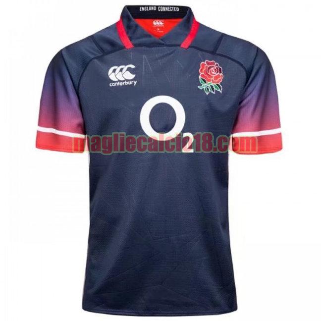 maglia rugby calcio england 2017-2018 seconda blu