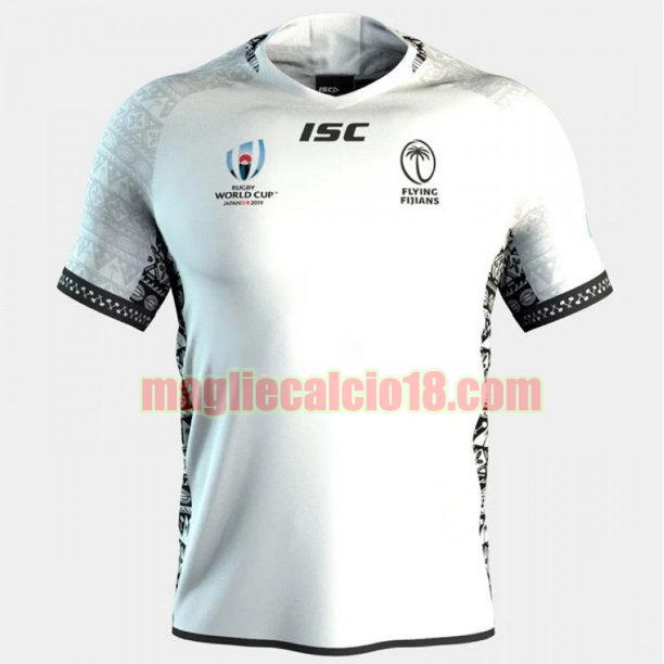 maglia rugby calcio fiji 2019 prima bianca