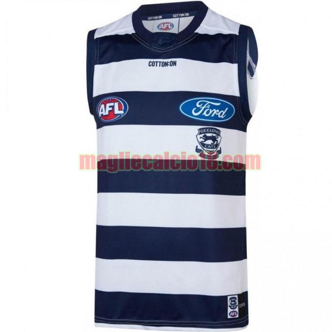 maglia rugby calcio geelong cats 2019 prima bianca