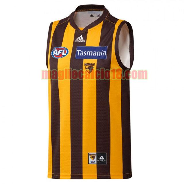 maglia rugby calcio hawthorn hawks 2021 prima giallo