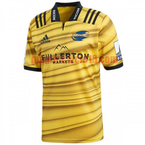 maglia rugby calcio hurricanes 2018 prima giallo