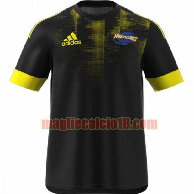 maglia rugby calcio hurricanes 2020 performance nero