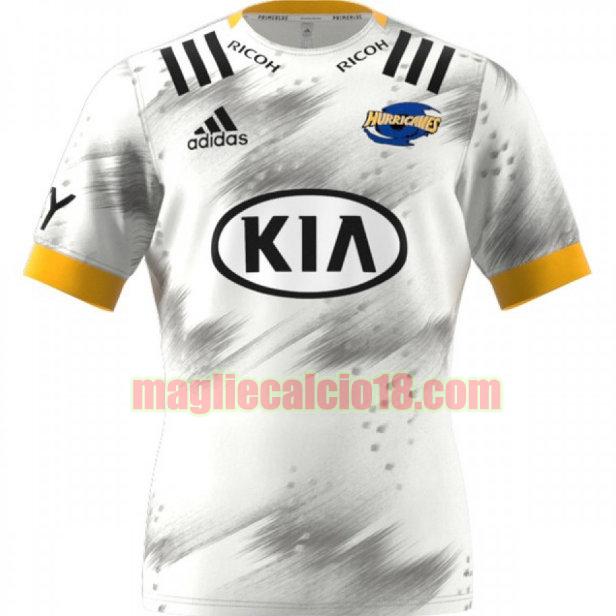 maglia rugby calcio hurricanes 2020 seconda bianca