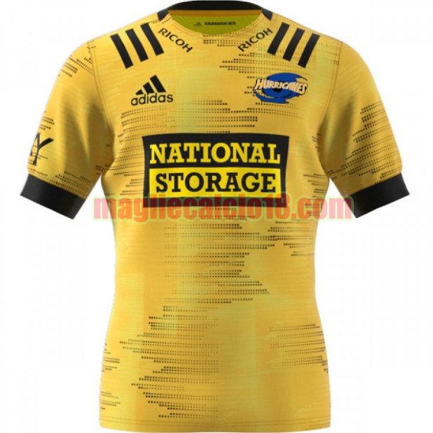 maglia rugby calcio hurricanes 2021 prima giallo