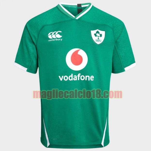 maglia rugby calcio ireland 2019-2020 prima verde
