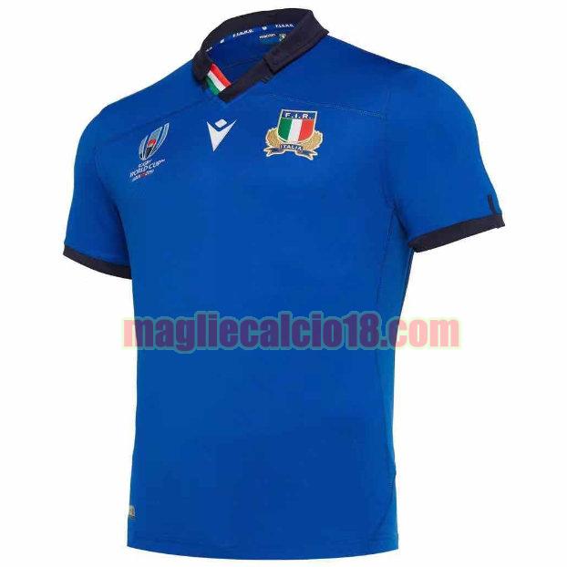 maglia rugby calcio italy rwc 2019 prima blu