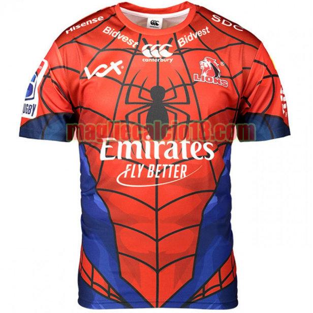 maglia rugby calcio lions 2019 marvel rosso