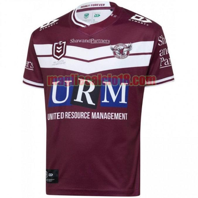 maglia rugby calcio manly warringah sea eagles 2020 prima viola