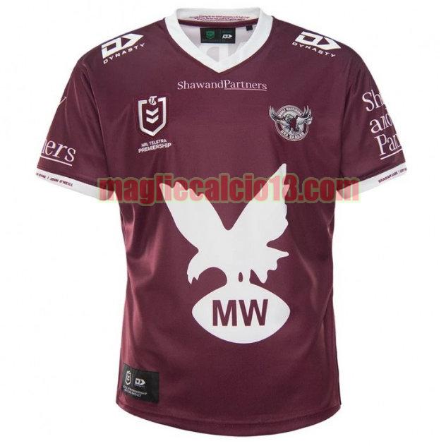 maglia rugby calcio manly warringah sea eagles 2021 heritage viola