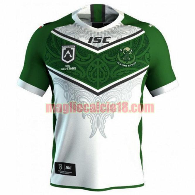 maglia rugby calcio maori all stars 2019 prima bianca