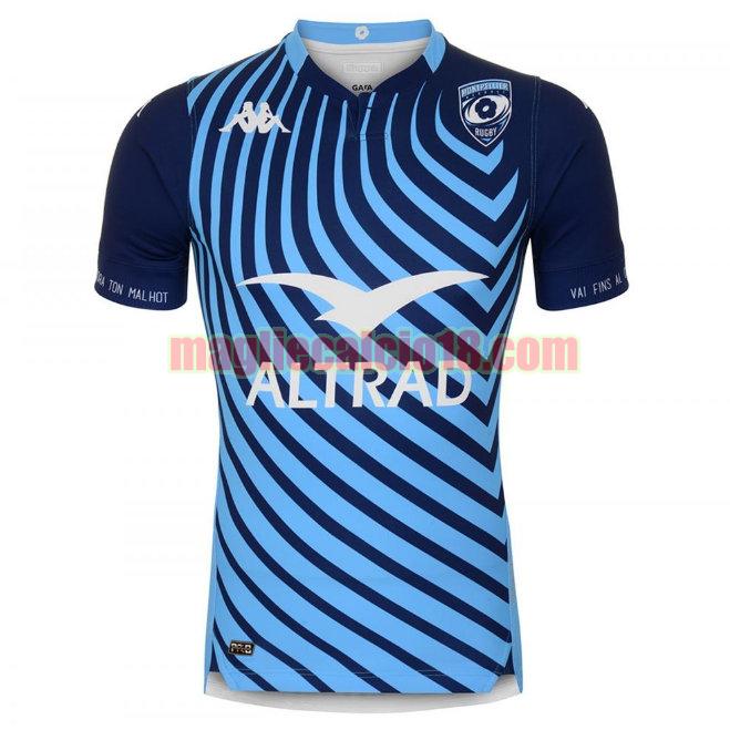 maglia rugby calcio montpellier herault 2020-2021 prima blu