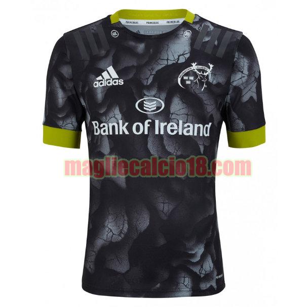 maglia rugby calcio munster 2020-2021 seconda nero