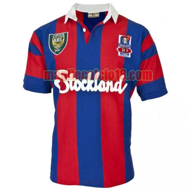 maglia rugby calcio newcastle knights 1997 prima rosso