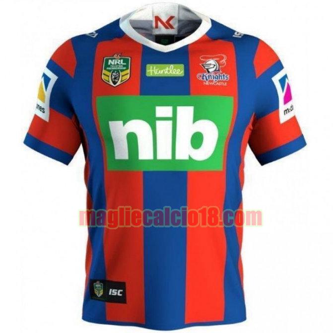 maglia rugby calcio newcastle knights 2018 prima rosso