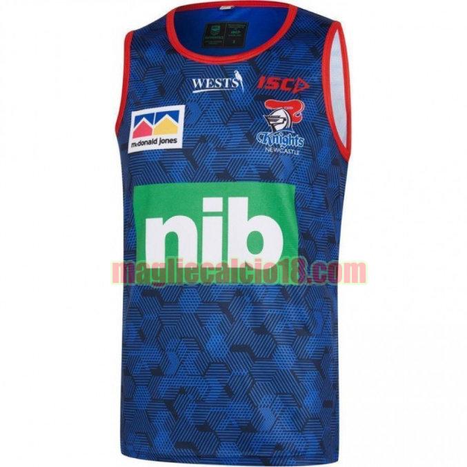 maglia rugby calcio newcastle knights 2019 formazione blu