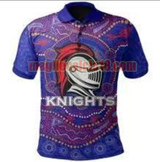 maglia rugby calcio newcastle knights 2021 polo viola