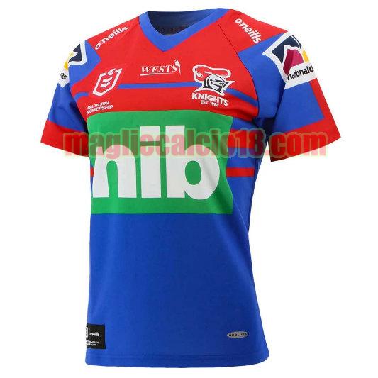 maglia rugby calcio newcastle knights 2021 prima blu